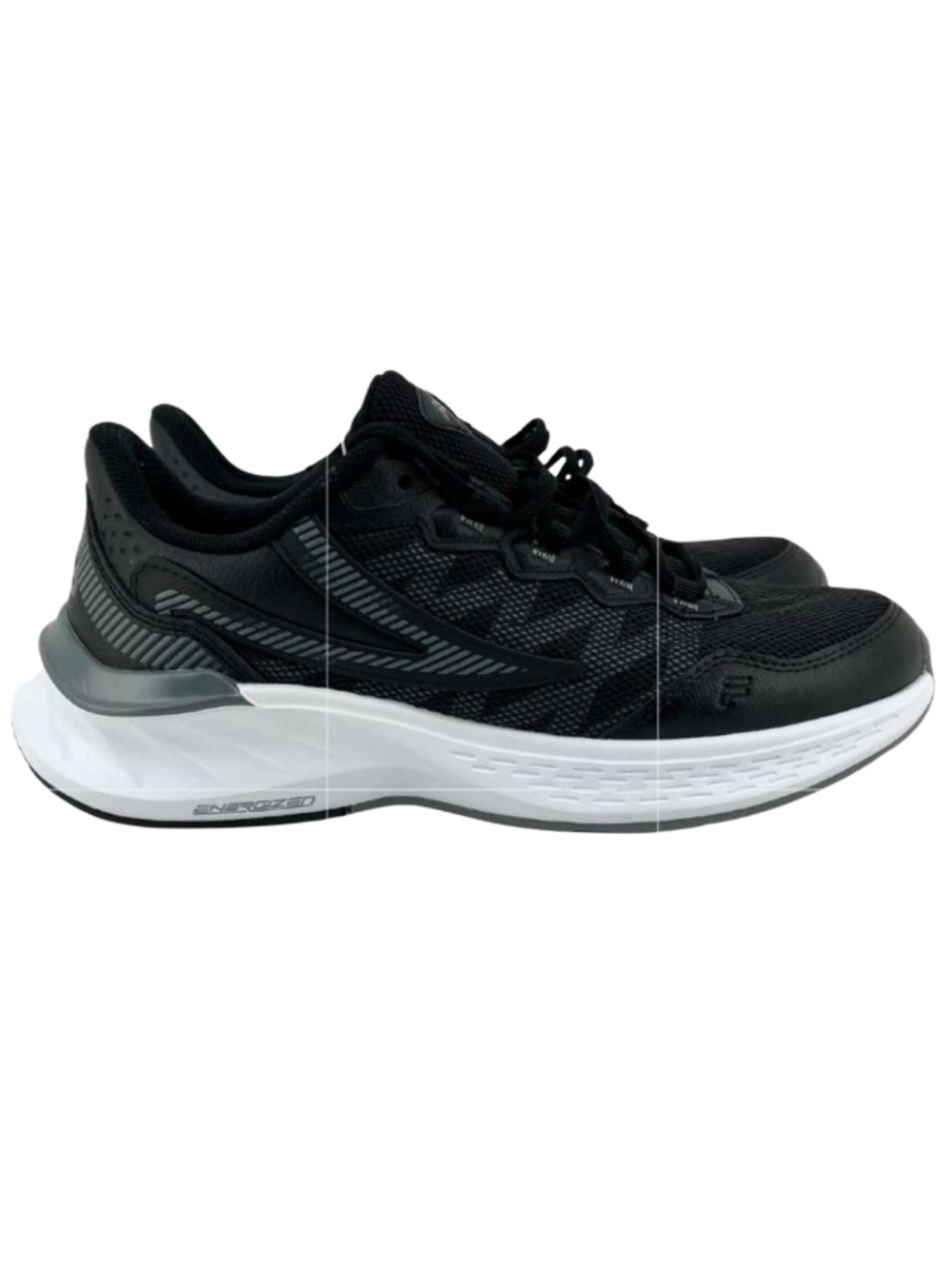 NWT Fila Suspense Energized Running Shoes Black and Grey Size 6